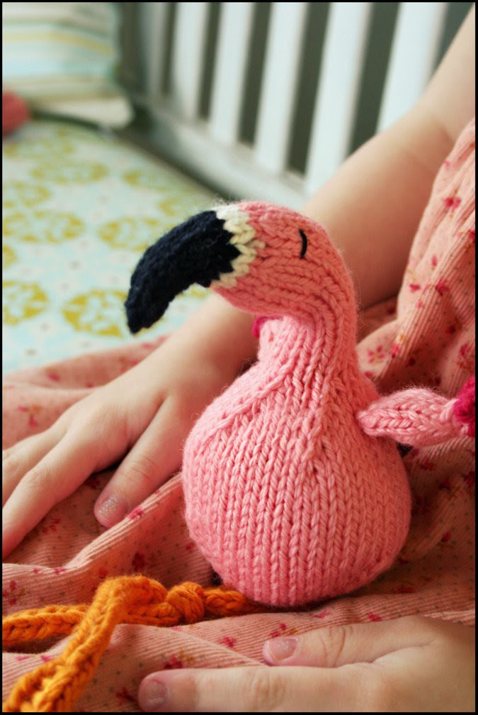 Flamingo on Lap.