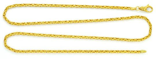 Originalfoto KÖNIGSKETTE MASSIVE GOLDKETTE GELBGOLD