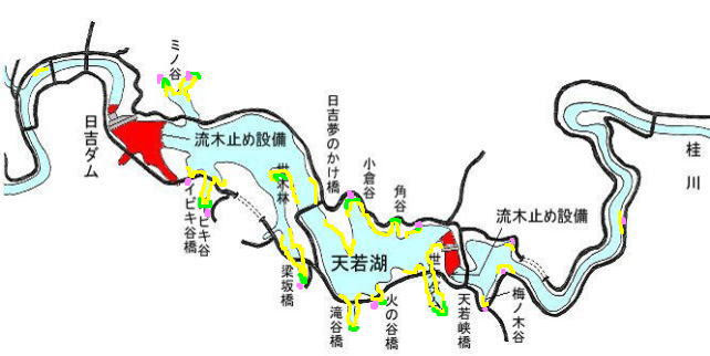 日吉ダム おかっぱりポイント