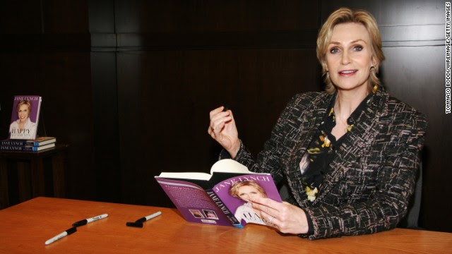 Jane Lynch wrote about her addictions to alcohol and cough syrup in her memoir "Happy Accidents." She<a href='http://ift.tt/1dCQSKG' target='_blank'> told Access Hollywood in 2013</a> that she has been sober for 21 years.