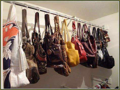 purse organizer closet ideas pinterest