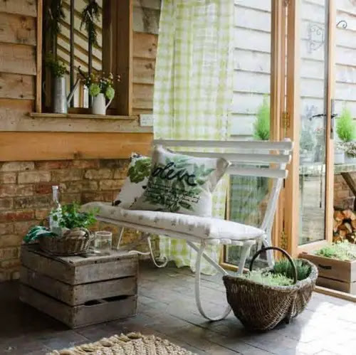 front-porch-decorating-ideas-rustic | DIY Small Garden Landscape ...