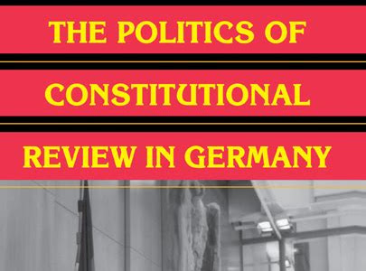 Download EPUB The Politics of Constitutional Review in Germany BookBoon PDF