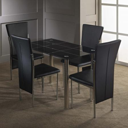 4 Seater Glass Dining Table Sets