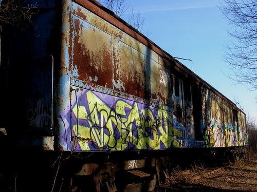 train graffiti side lambertville