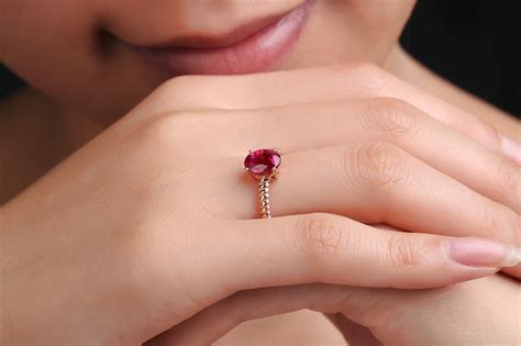 It's been celebrated in every itera. 1 Carat Solitaire Ruby Antique Engagement Ring in Rose