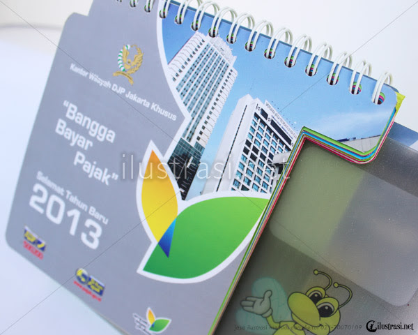 Kalender unik  Ilustrasi Buku Cerita