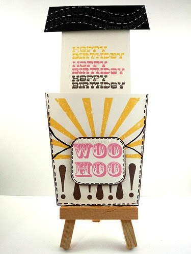 Woo-Hoo!  Ice Cream Card (Inside)