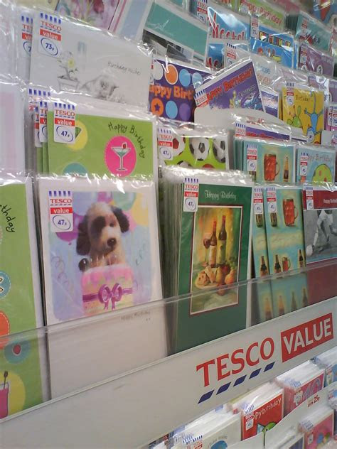 tesco value birthday cards because we care sony ericsson