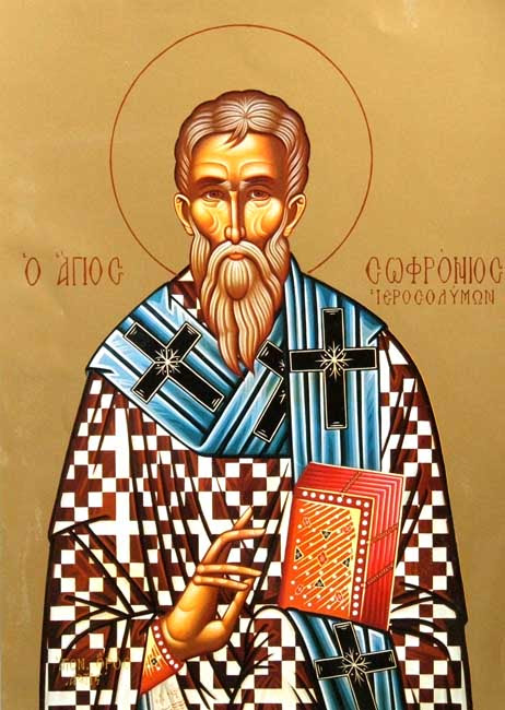 img ST. SOPHRONIUS, the Patriarch of Jerusalem