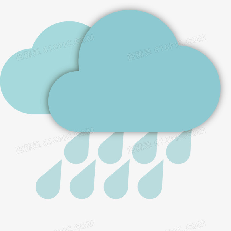 矢量天气预报下雨图标图片免费下载 Png素材 编号vr7i 图精灵