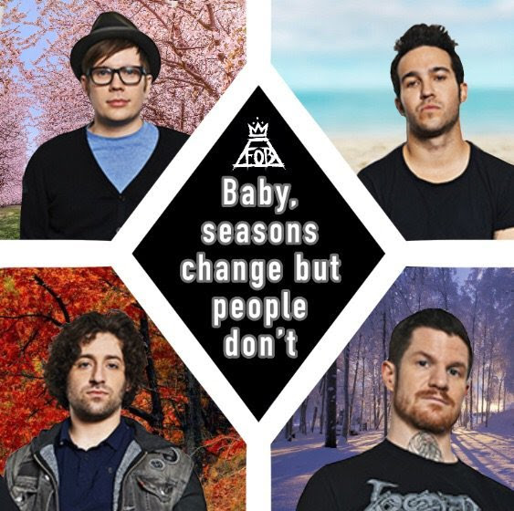 Baby Seasons Change But People Don T Fall Out Boy Fob Official Amino