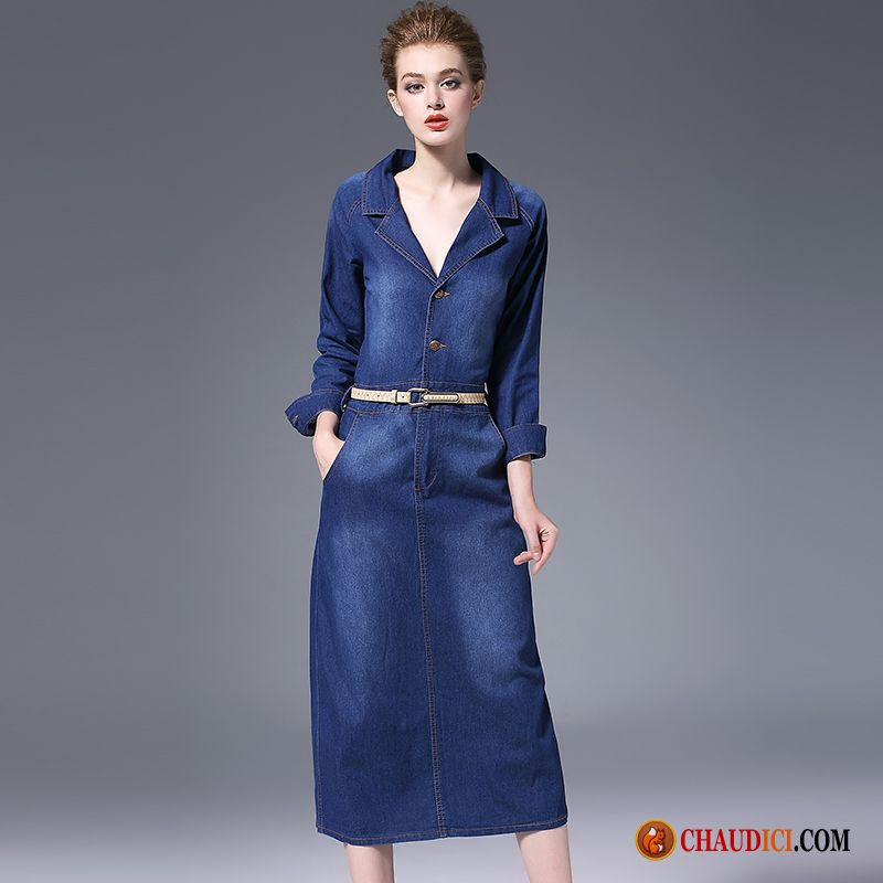 Robe En Jean Femme Grande Taille