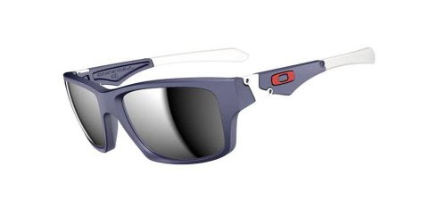 Oakley Men's Jupiter Non-Polarized Square Sunglasses,Navy Frame/Chrome Lens,One Size