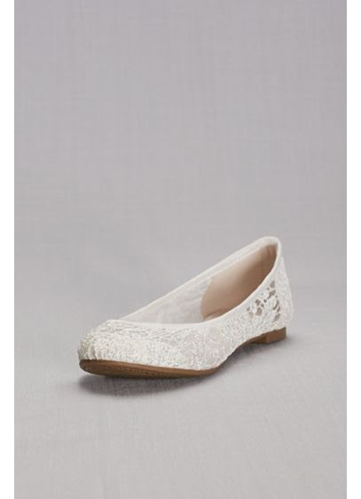 Crochet Ballet Flats - Davids Bridal