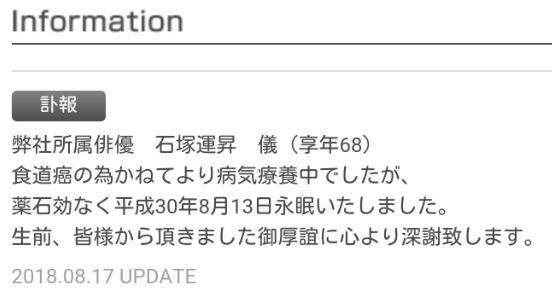 訃報 オーキド博士などの声優 石塚運昇さんが死去 吹き出し型2chまとめ Line2ch