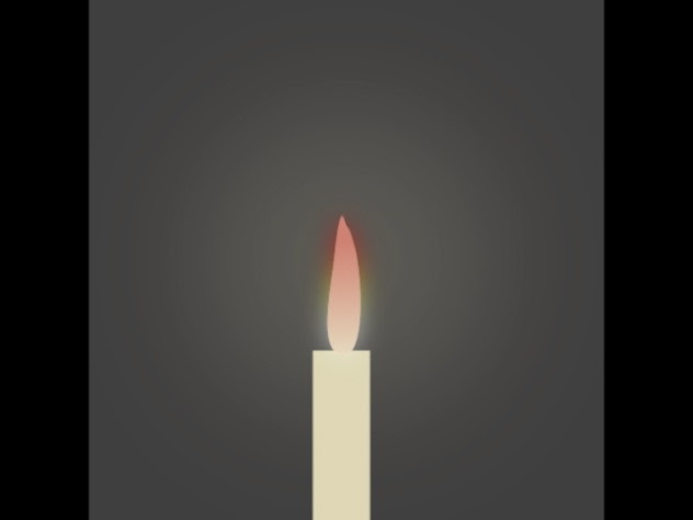 Ae ろうそくの炎のゆらぎのアニメーション Oldrookie