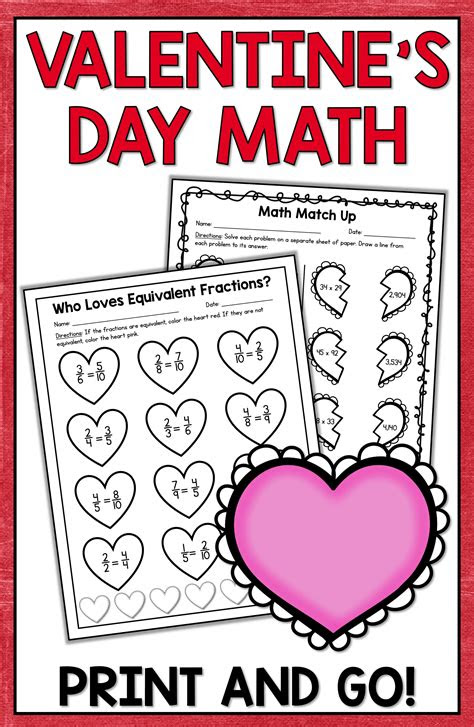  valentine math worksheets 3rd grade sara battles math worksheets