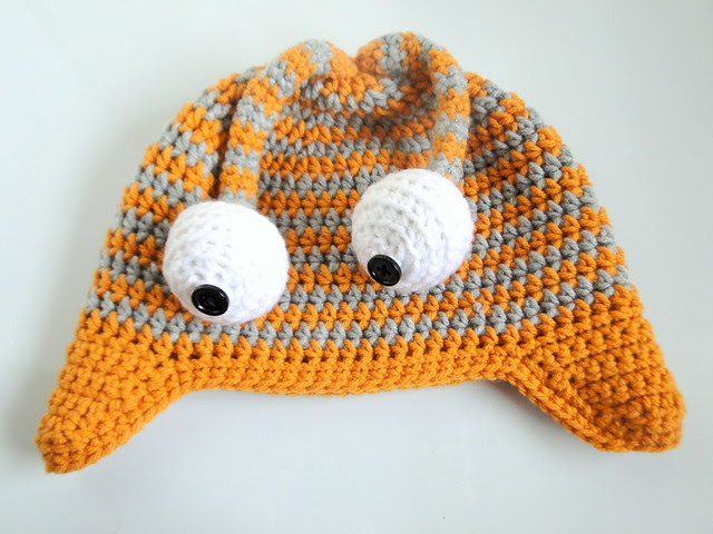 googley eyed monster hat