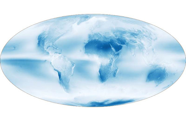Earth-Clouds-Satellite