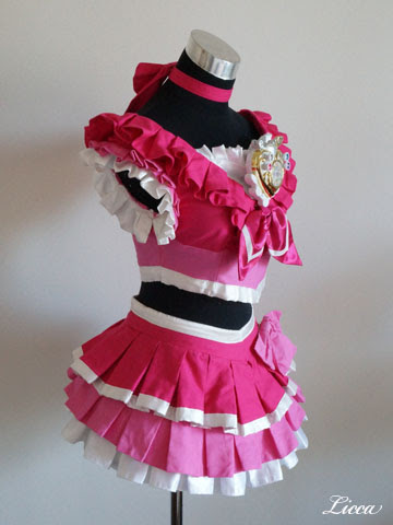 Phase D Curelicca りか のブログ スイートプリキュア キュアメロディ コスプレ衣装 手作り