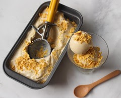 Toasted cereal milk ice cream