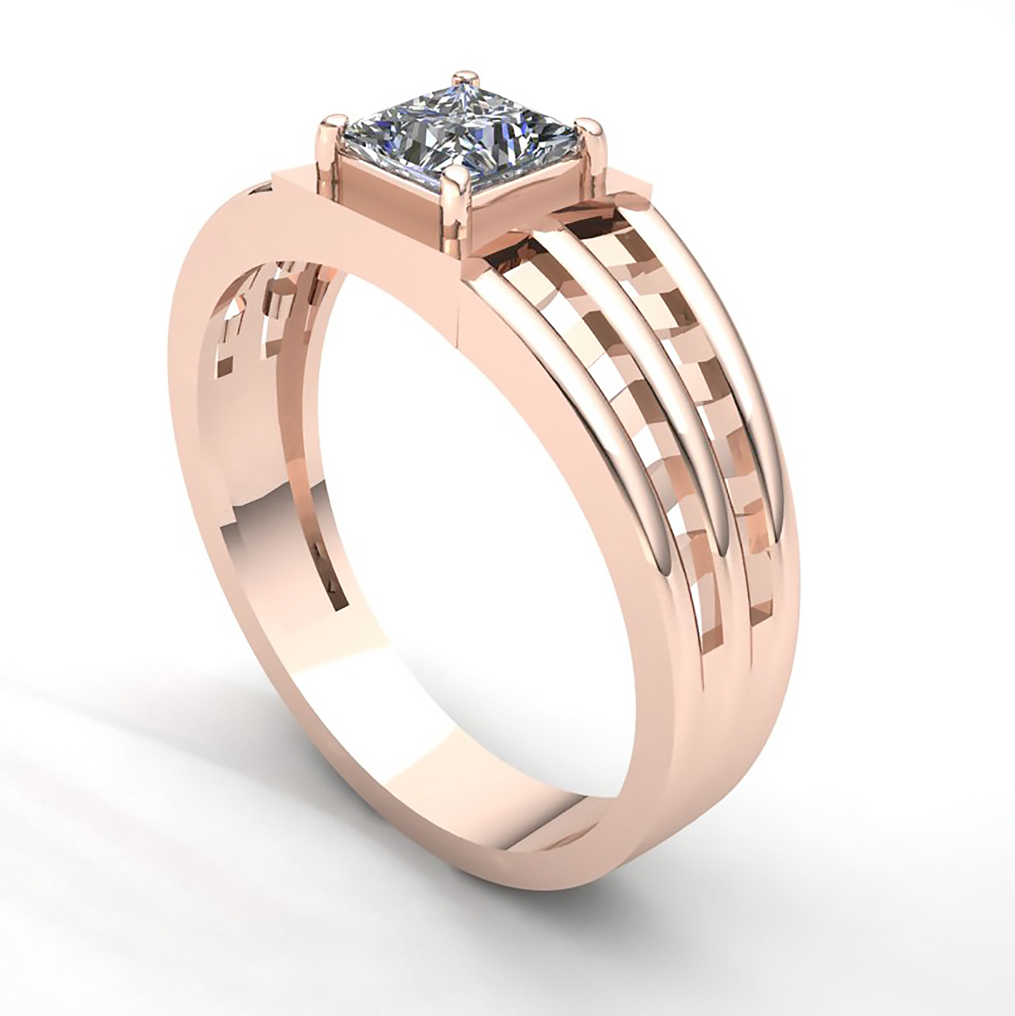 0 5ct Princess Cut Diamond Men s Classic Solitaire Wedding 0 5ct Princess Cut Diamond Men s Classic Solitaire Wedding