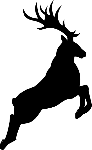 Download Reindeer Silhouette Clip Art at Clker.com - vector clip ...