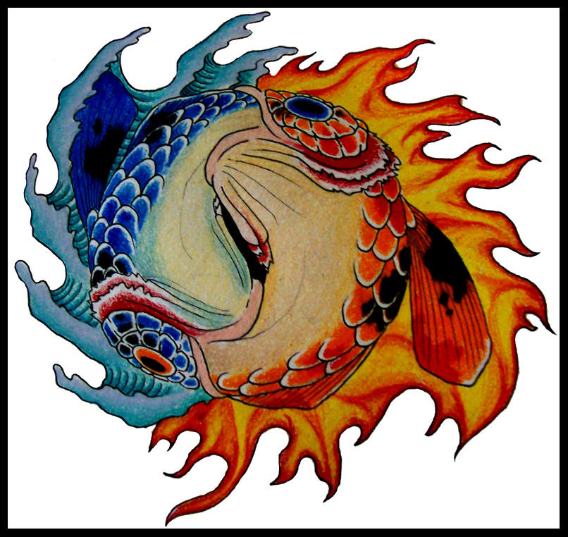 koi fish tattoo designs