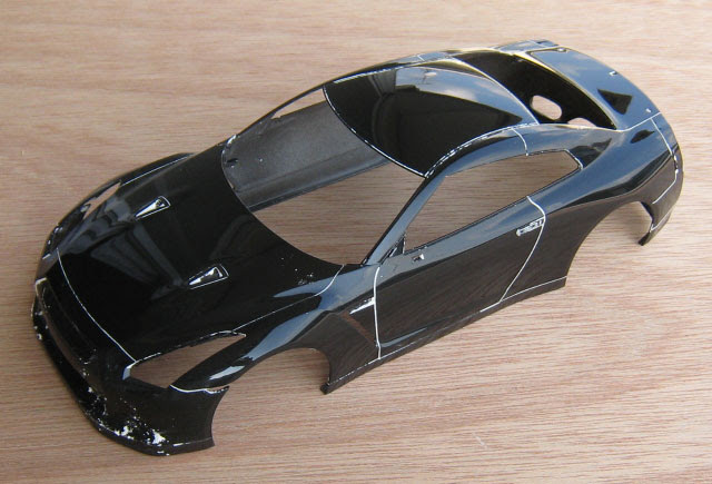 カーモデル バイクプラモデルの鏡面塗装方法
