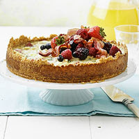 Bread Pudding Quiche with Berries and Bacon
