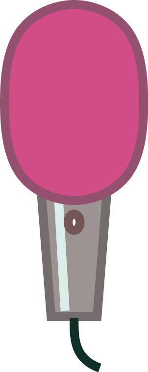 マイクのイラスト インタビュー記者 リポート 司会 カラオケ 可愛い無料イラスト素材集