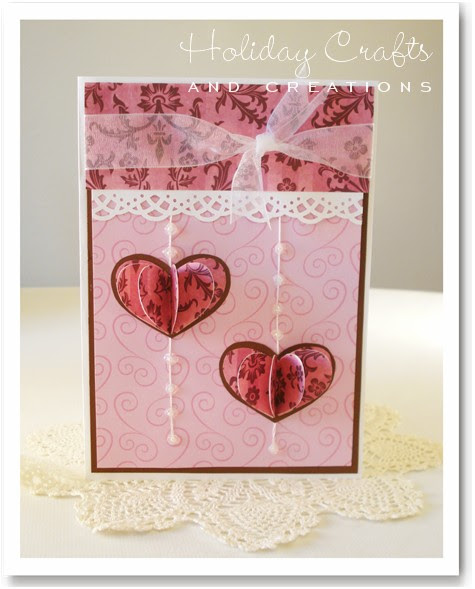 Homemade Valentine Cards 3d Hearts