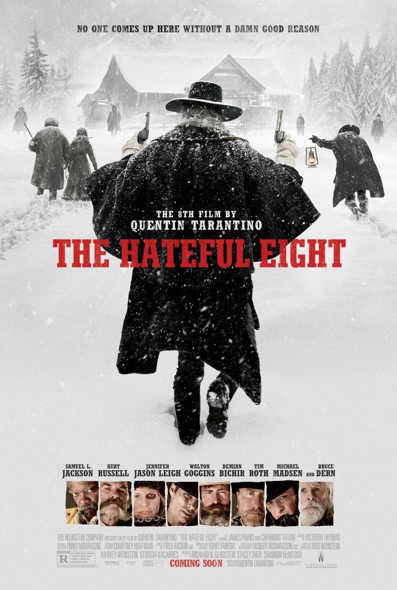 cartelera, cine, pelñicula, western, oeste, intriga, comedia negra, siglo xix, blog de cine, solo yo, blog solo yo, tarantino, The Hateful Eight, Los odiosos ocho, 