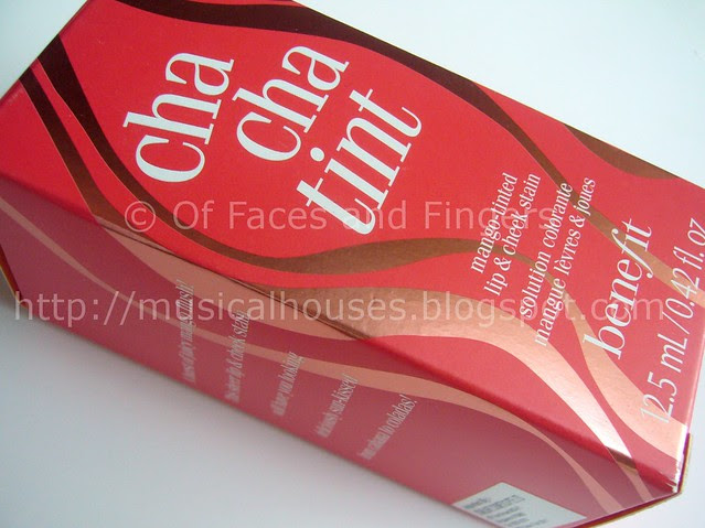 benefit cha cha tint box