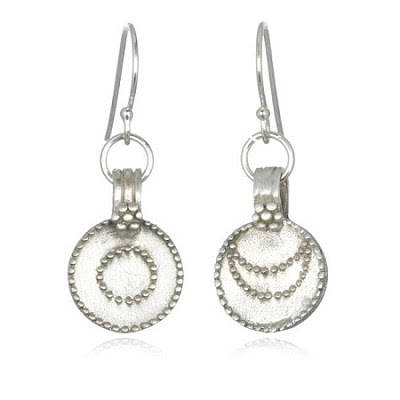 Sun & Moon sterling silver earrings by Satya Jewelry