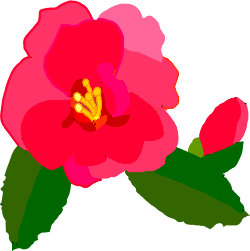 冬景色 冬の花 イラスト 雪景色 無料