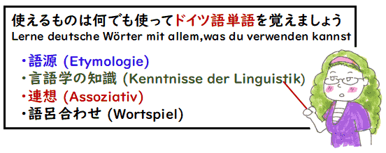 使えるものを総動員してドイツ語単語を覚える