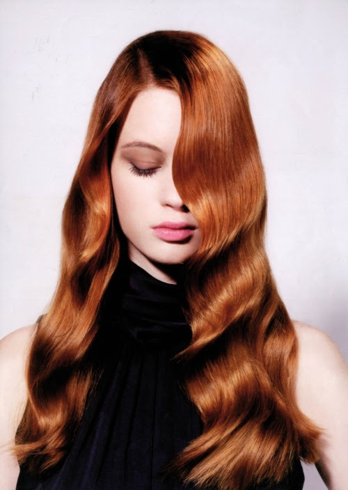 Long Red Hair Models