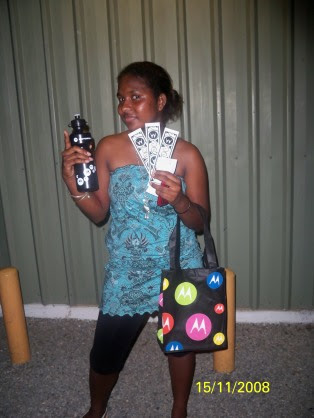 They did not waste time in giving out water bottles, stick on tattoos, 