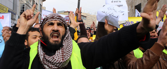 MUSLIMS PROTEST