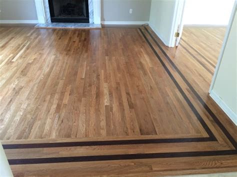 Refinishing these old wood floors will improve your home's look and health. Wood Floor Border Inlay | Wc Floors