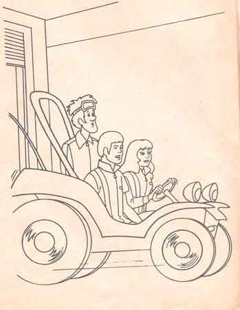 speed buggy colouring book