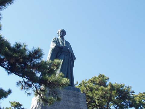 坂本龍馬像 坂本竜馬像 四国高知県高知市