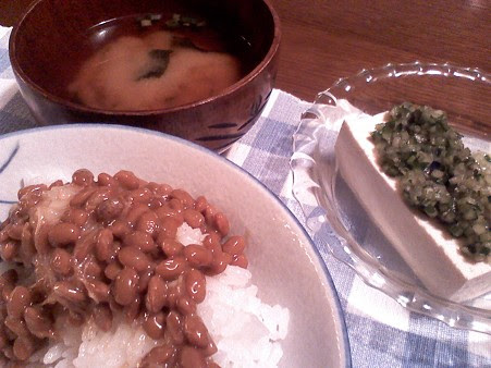 写真：納豆、豆腐、味噌