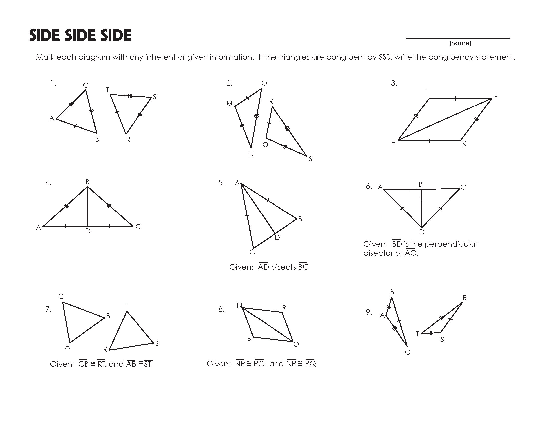 congruent triangles | mrmillermath