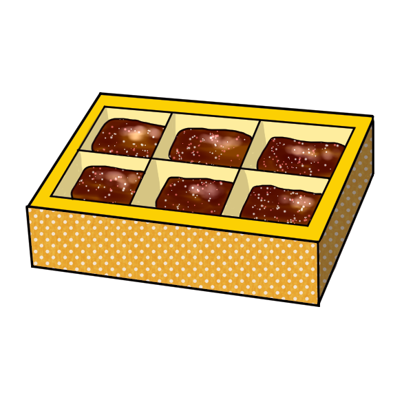 箱チョコのイラスト かわいいフリー素材が無料のイラストレイン