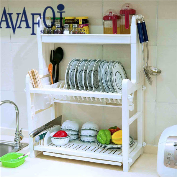 Aliexpress com Beli Three tier plastik rak piring rak Aliexpress com Beli Three tier plastik rak piring rak
