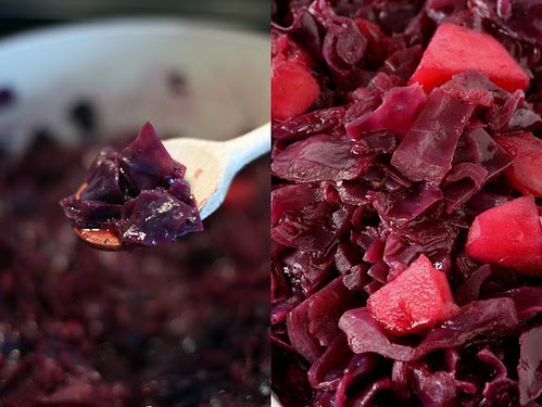 rodekool met appeltjes