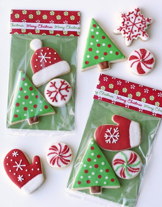 Decorated Christmas Cookies - Glorious Treats